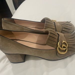 Tan Marmont GM Loafer Pumps